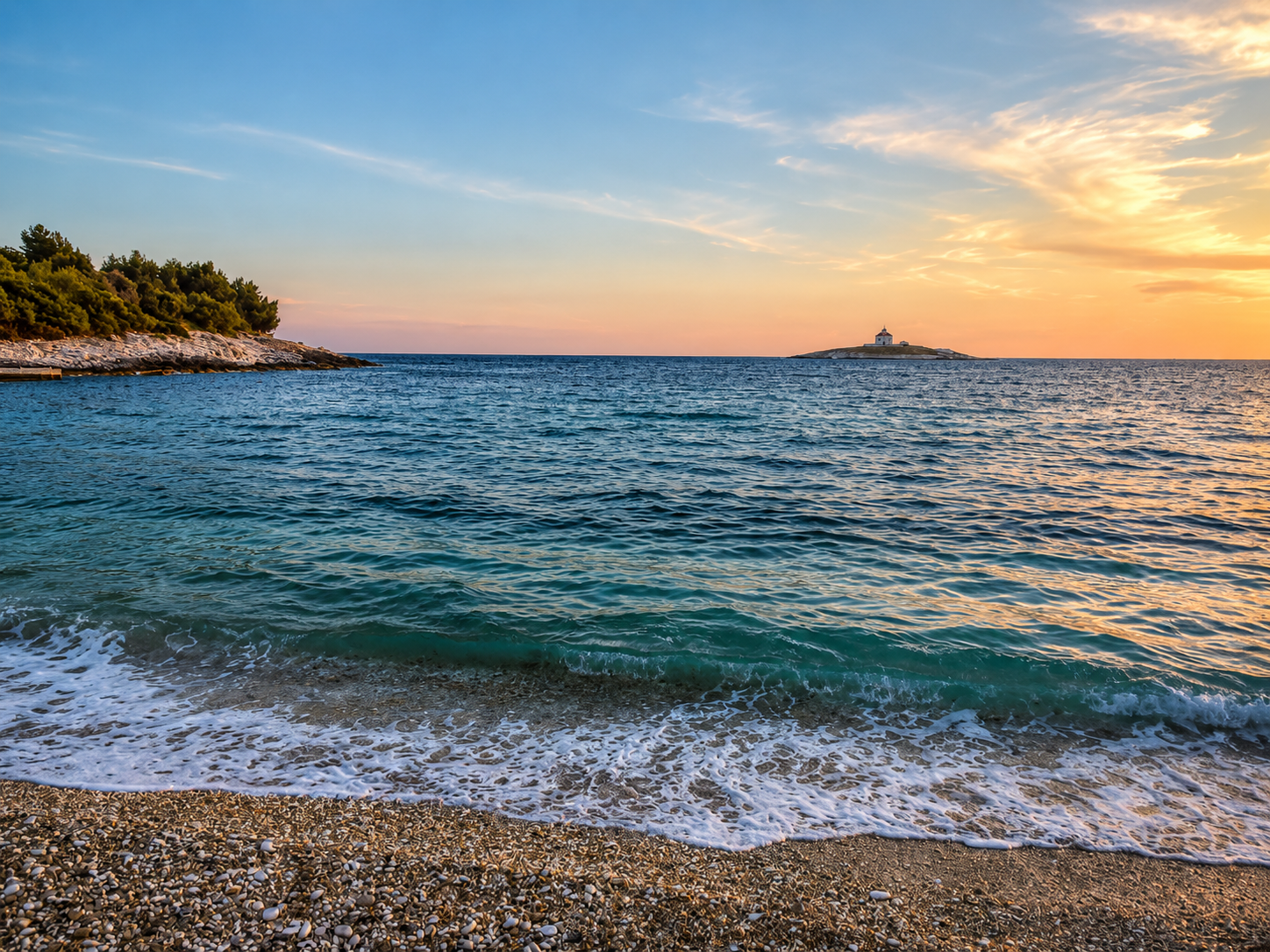The lighthouse island.
